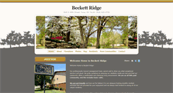 Desktop Screenshot of beckettridgeapts.com