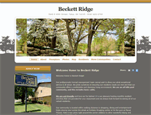 Tablet Screenshot of beckettridgeapts.com